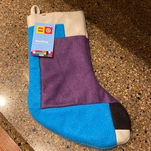 Lego Collection X Target 20" Color Block Felt Christmas Stocking NWT